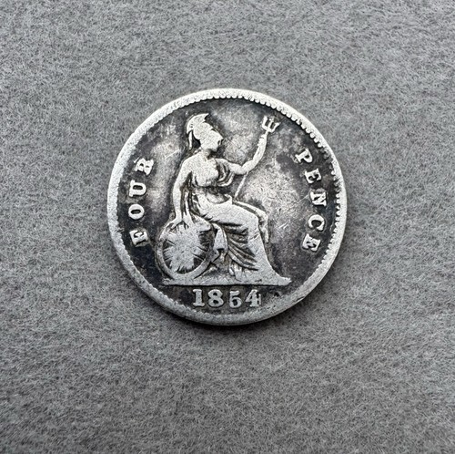 1854 four pence queen - four,