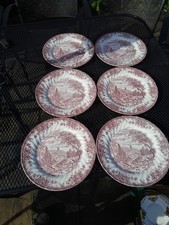 6 x Churchill 'The Brook' 10 Dinner Plates English Tableware