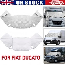 Motorhome Thermal Windscreen Screen Cover Wrap Black Out Blinds For Fiat Ducato