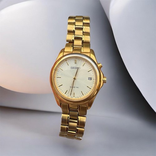 Seiko kinetic gold men - seiko,