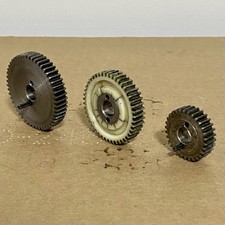Vintage Manual Lathe 3 Small Gears Component Spare Parts Part Gear V10 Emco