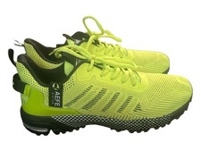 Men’s Neon lime green -Black Athletic Shoes US 10