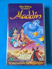 Aladdin VHS -  Walt Disney Classics 1992 - Robin Williams
