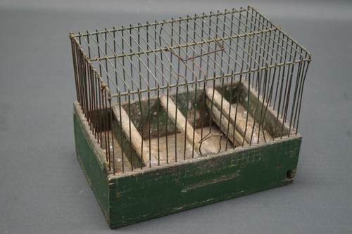 Antique original songbird cage - songbird,
