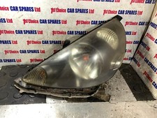 HONDA JAZZ 2004 PASSENGER SIDE LEFT black insert head light lamp MISTY DAMAGE