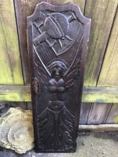 Antique Carved wood panel