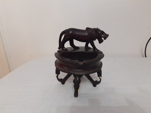Vintage carved wood figurine - vintage,