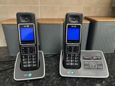 BT 6500 Twin Dual Cordless Phone Answer Phone Answerphone Telephone 2 Handsets