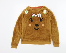 George Girls Brown Colourblock