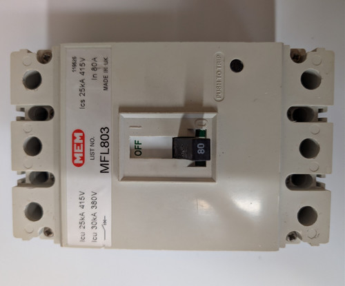 Mem mfl803 80a 415v - mfl803,