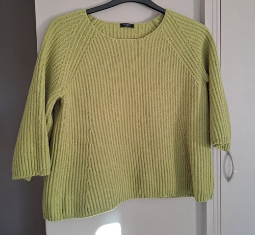 Hobbs london green rib knit - green,