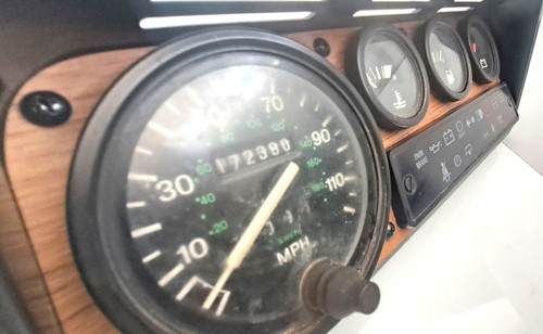 Landrover defender dash speedo