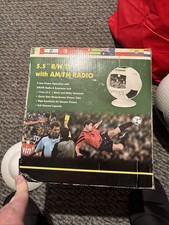 Vintage Rare 5.5” B/w Tv