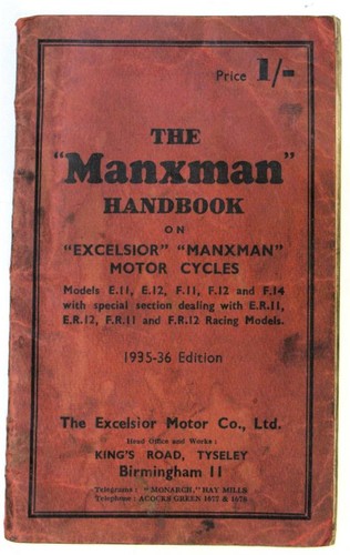 Excelsior manxman motorcycle - excelsior,