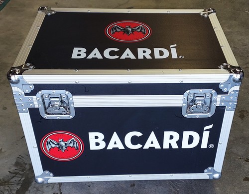 Bacardi road case cooler - bacardi, trunk