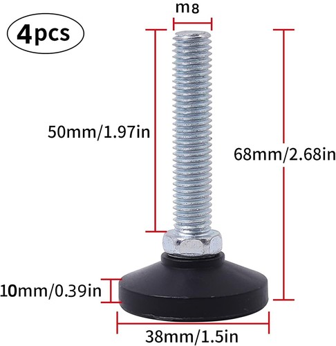 4pcs adjustable levelling - 4pcs,