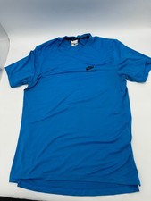 Nike Air Max Blue Sports T-Shirt – Size S – Lightweight Dri-Fit Gym Top