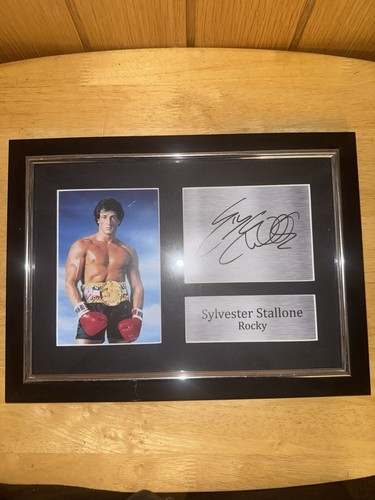 Sylvester stallone gift signed - stallone,