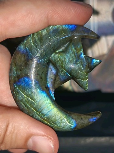 Labradorite crystal moon - labradorite,