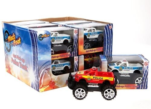 4x4 police pick truck - police, 5"