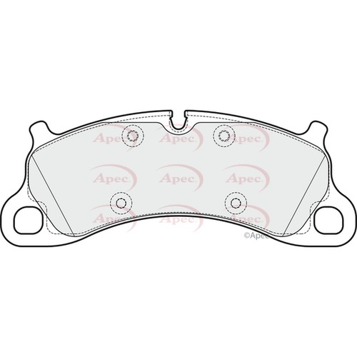 Brake pads set for porsche - pads, 911