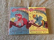 2 X My Little Pony Pinkie Pie & Rainbow Dash Paperback Books
