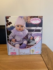 Baby Annabell Deluxe Coat Set 43cm with Fur Trim 