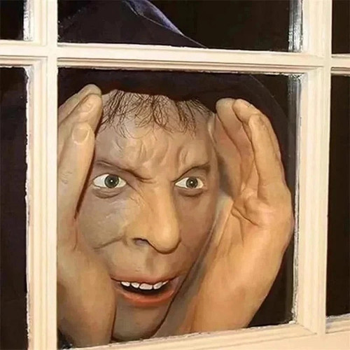 Scary peeper freak - freak, halloween