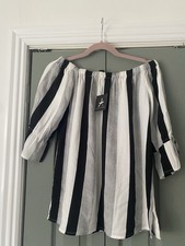 Primark Black & White Bardot