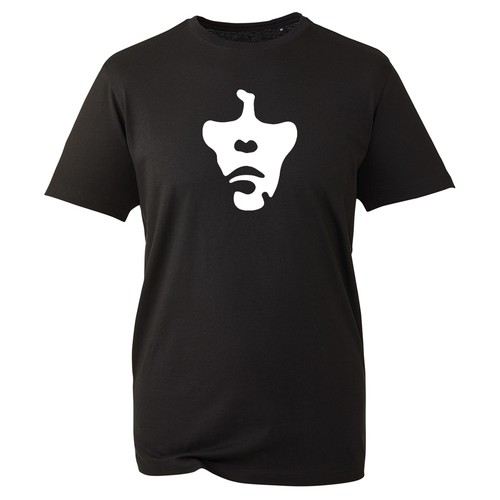 Ian face brown shirt stone - brown, t-shirt