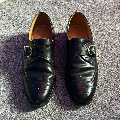 Loake men black - loake, leather