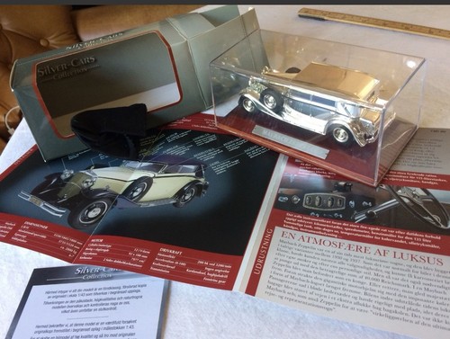 Maybach zeppelin silver car - silver,