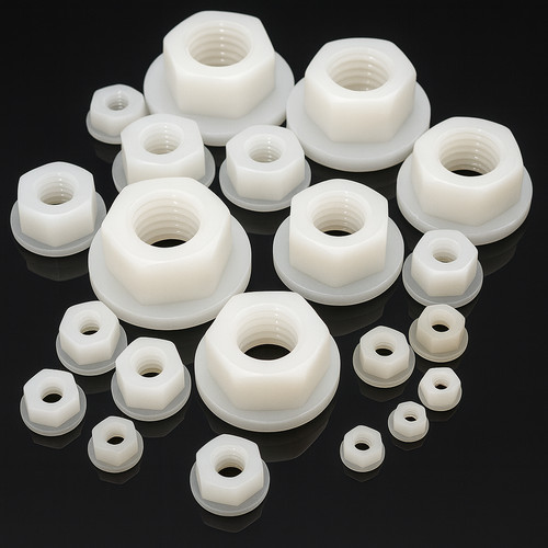 Nylon washer faced flanged - washer,