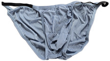 Mens Blue thong Underwear