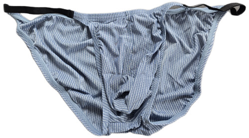 Mens blue thong - blue,