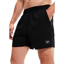? Speedo Men's Prime Leisure 16" Swim Shorts - Black - Size M UK | Watershort