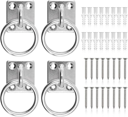 4pcs tie ring plate - 4pcs,