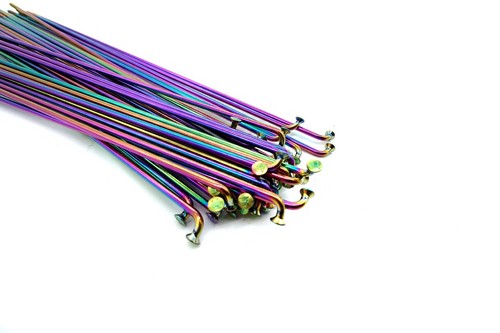 Blank rainbow bmx spokes - blank,