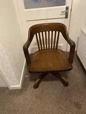 antique captains swivel chair