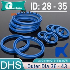 Hydraulic Ram Seal Wiper Seal 28/30/31.5/32/35mm Rod OD.U-Cup DHS-Type Dustproof