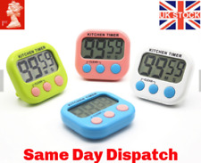 Kitchen Timer Cooking Alarm Magnetic Digital Large Loud Count Down Clock Timer