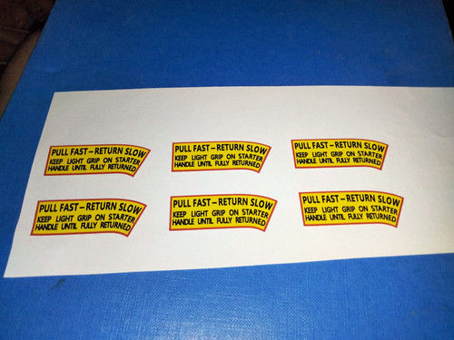 Elco outboard motor - outboard, decals