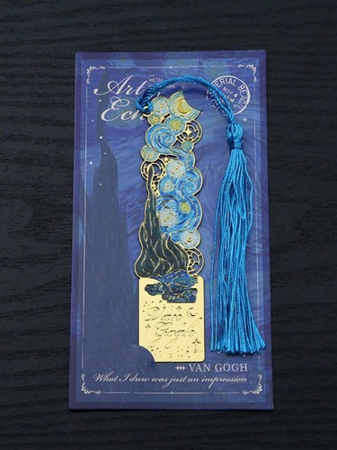Van gogh starry night - van, bookmark
