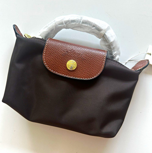 Longchamp pliage mini brown - le,