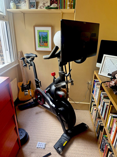 Peloton upright exercise bike - peloton,