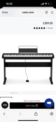 Casio cdp s105 key weighted - 88-key,