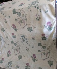 SHERIDAN LUXURY PERCALE SUPER KING DUVET COVER FULLY REVERSIBLE VINES FLOWERS GC