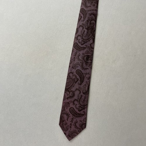 Vtg 50s tie purple - vtg, paisley