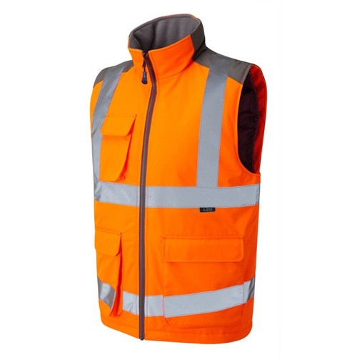 Leo workwear vis bodywarmer - leo,