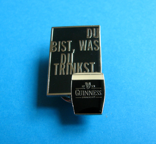 Guinness pin badge - badge., vgc